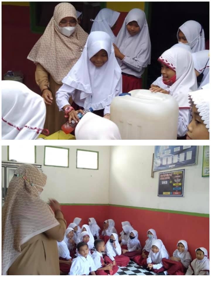 Kampanye Hygiene sanitasi kepada siswa siswi SD 03 Muara Sakai