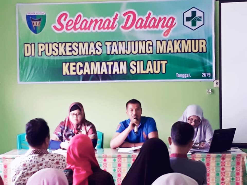 Dinkes Pessel lakukan Monev PTM dan Keswa  di Puskesmas Tanjung Makmur