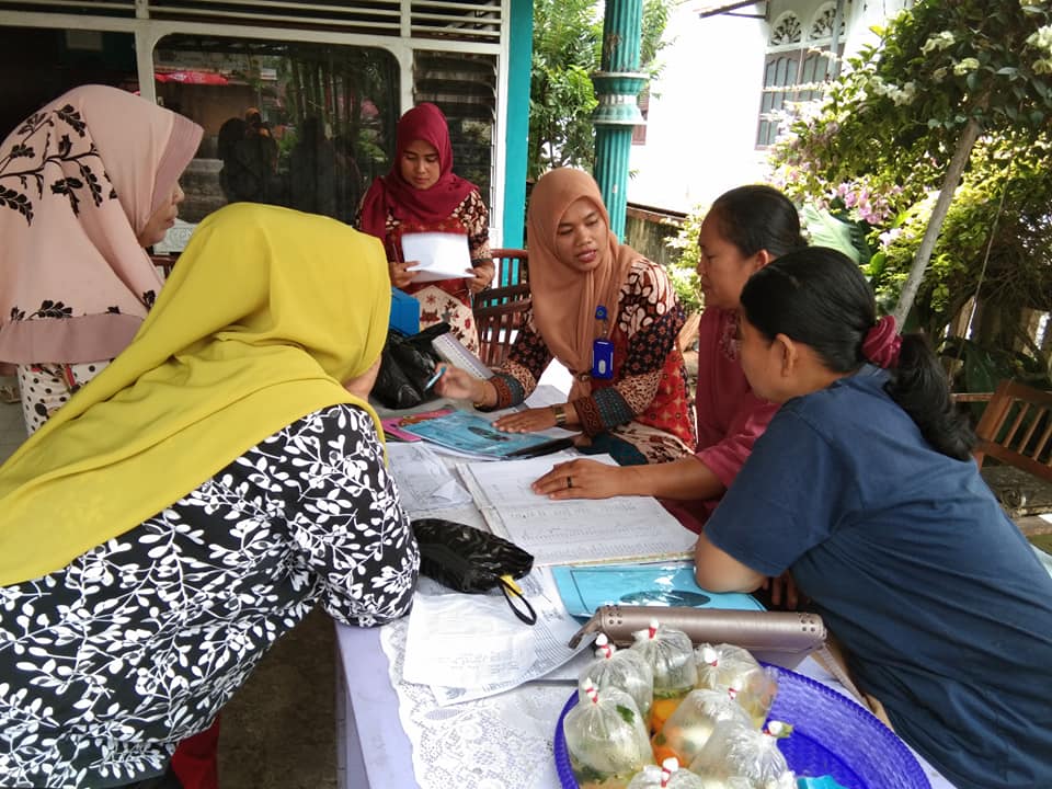 Penyuluhan Stunting dan monitoring evaluasi di Posyandu Flamboyan Nagari Pasar Tapan