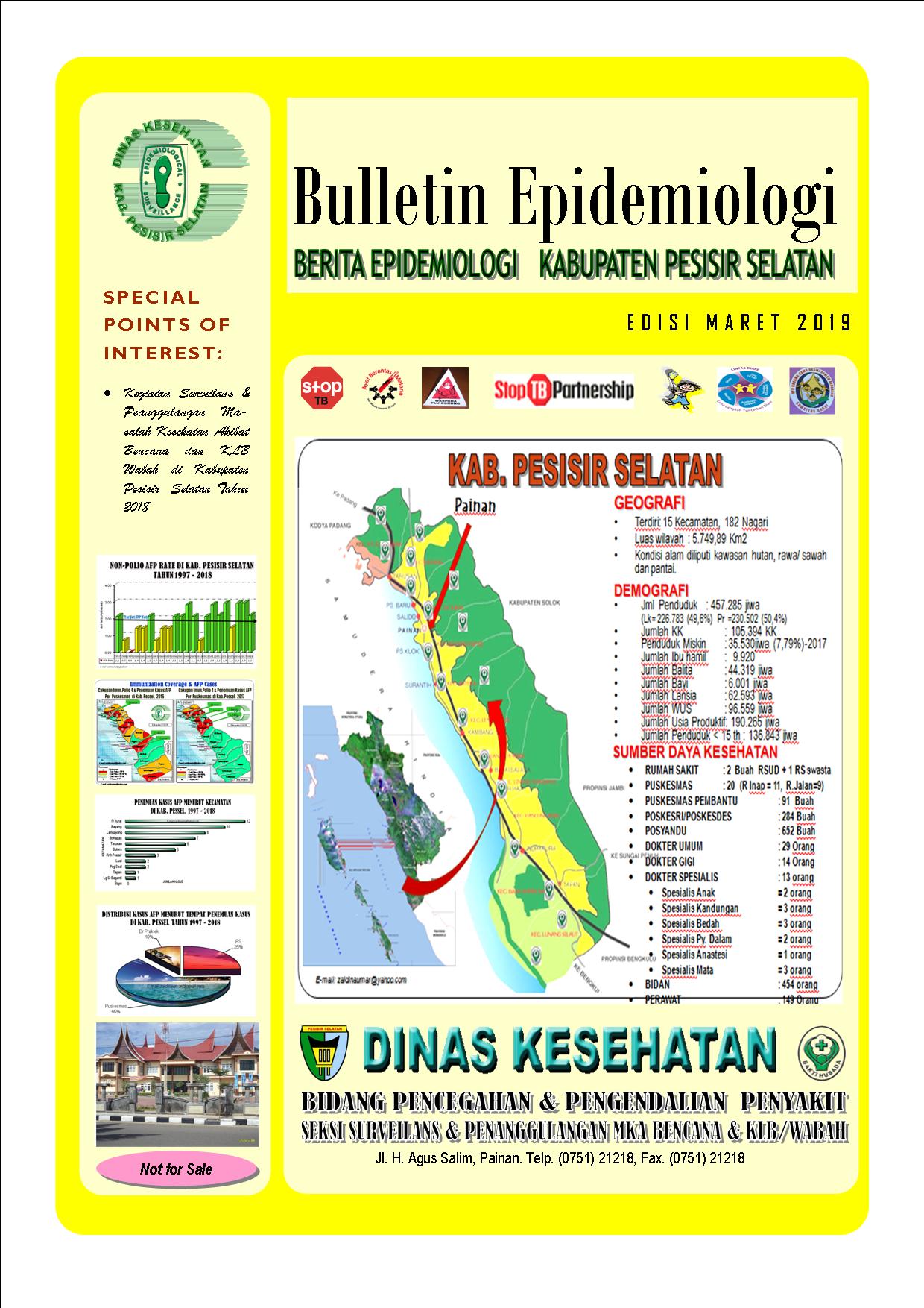 Bulletin Epidemiologi Kabupaten Pesisir Selatan Edisi Maret 2019