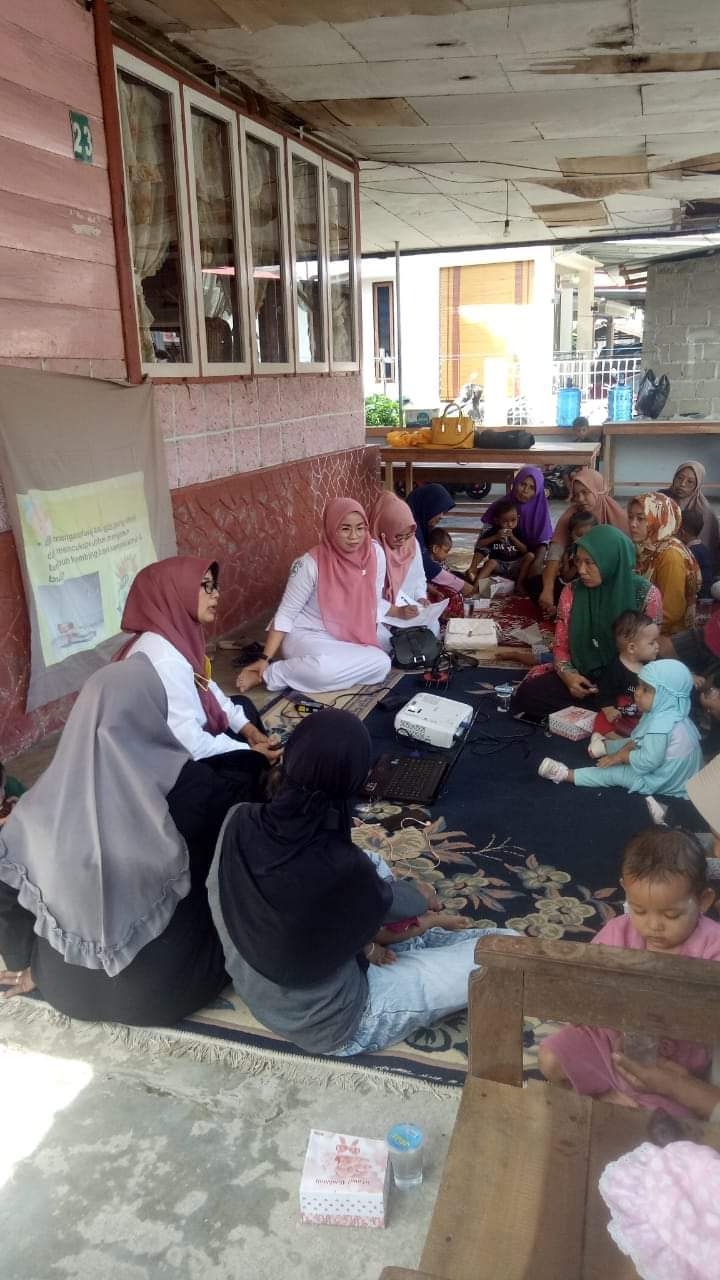 UPT Puskesmas Tarusan  laksanakan kelas ibu balita di Nanggalo Tarusan