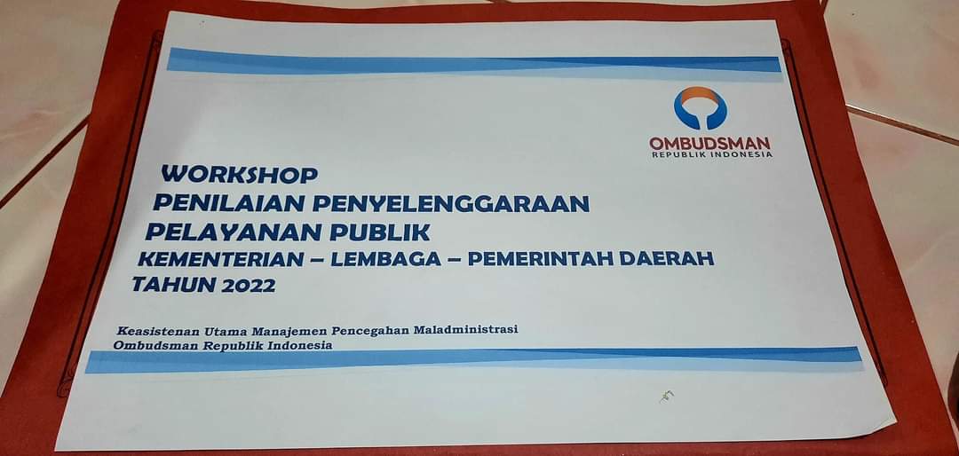 Puskesmas Tarusan ikuti Workshop  Penilaian Pelayanan Publik Oleh Ombudsman Republik Indonesia