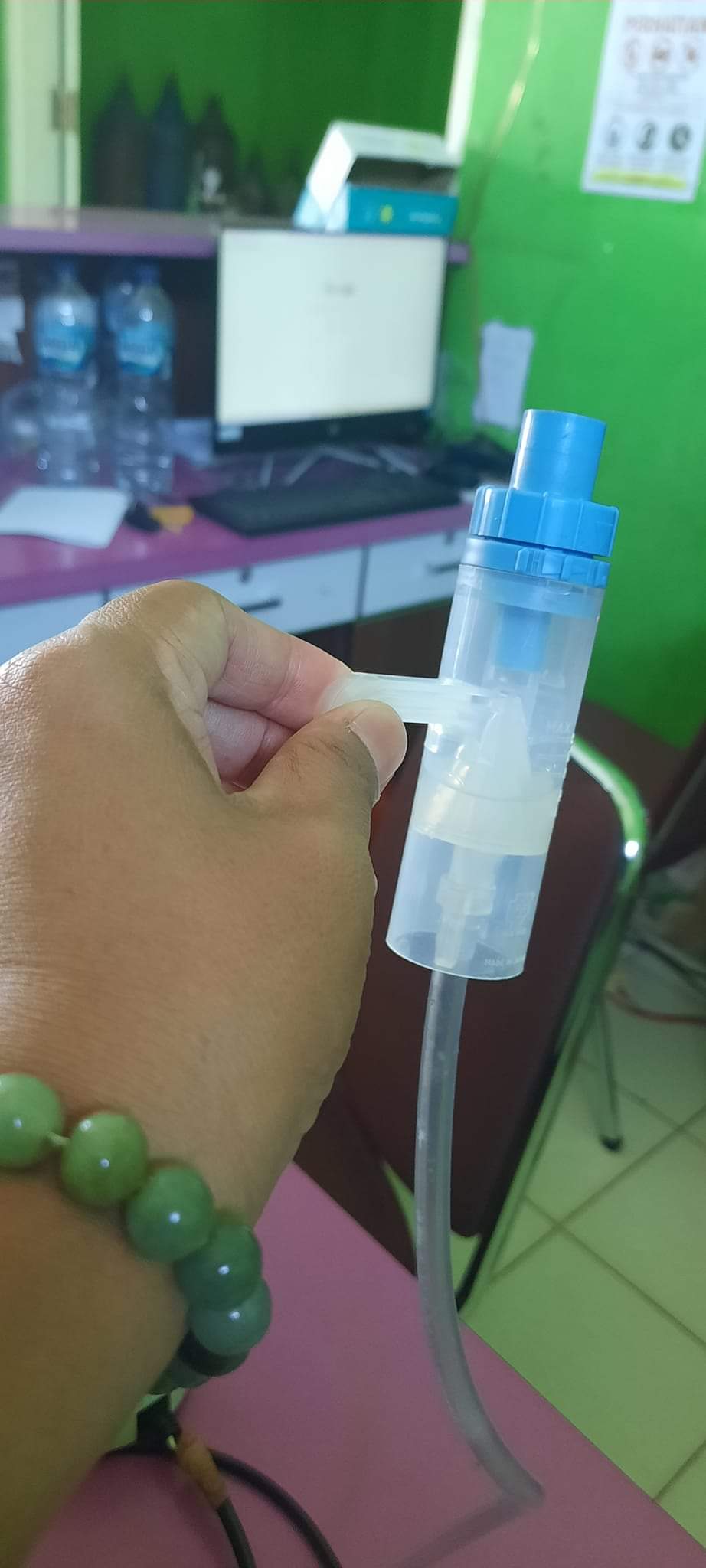 UGD UPT Puskesmas Tarusan  menerima pasien asma bronkial dalam serangan