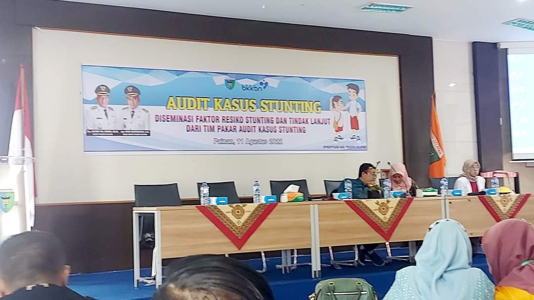 Kepala Puskesmas Pasar Kuok  hadiri  Audit Status Stunting  di Aula Bapeda Kab. Pessel