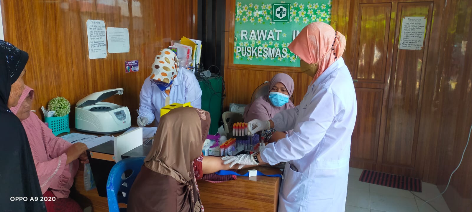 Puskesmas Tapan di kunjungi oleh Tim Laboratorium Kesehatan Daerah (Labkesda) Padang 