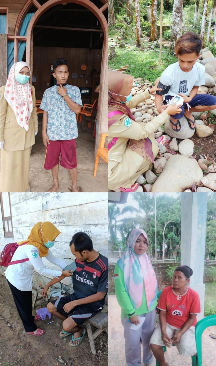 UPT Puskesmas Tanjung Beringin lakukan Kegiatan pelacakan kasus jiwa dan PMO pasien jiwa 