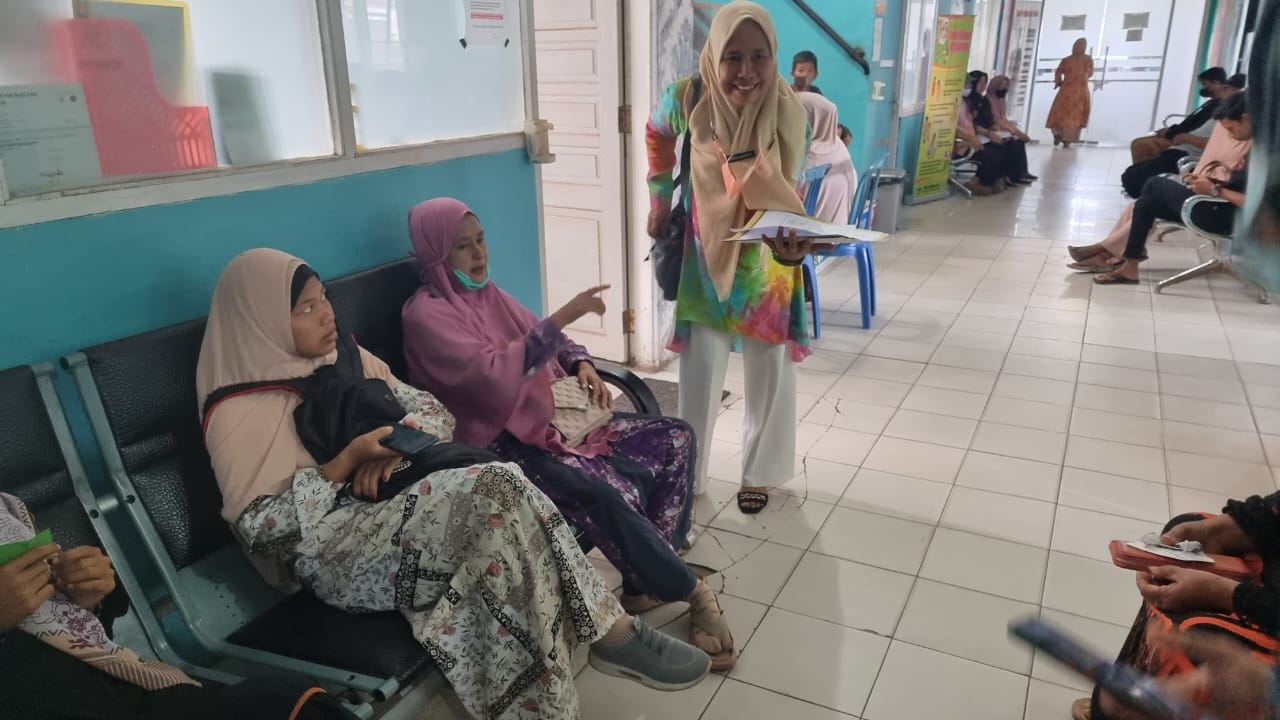 Puskesmas Air Haji di datangi  Tim Survei  Kepuasaan pasien Kabupaten Pesisir Selatan