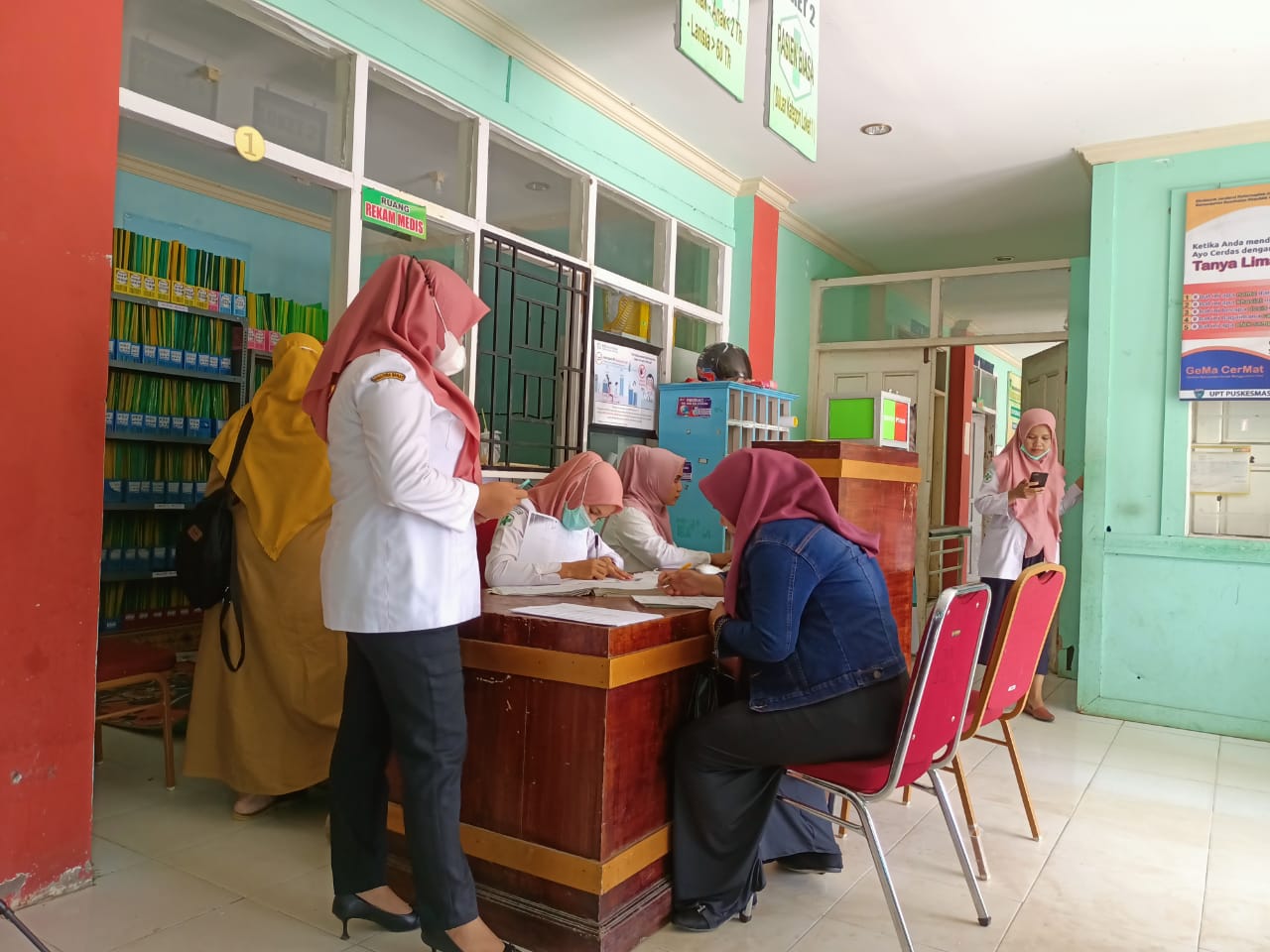 survey kepuasan masyarakat di Puskesmas Tanjung Beringin