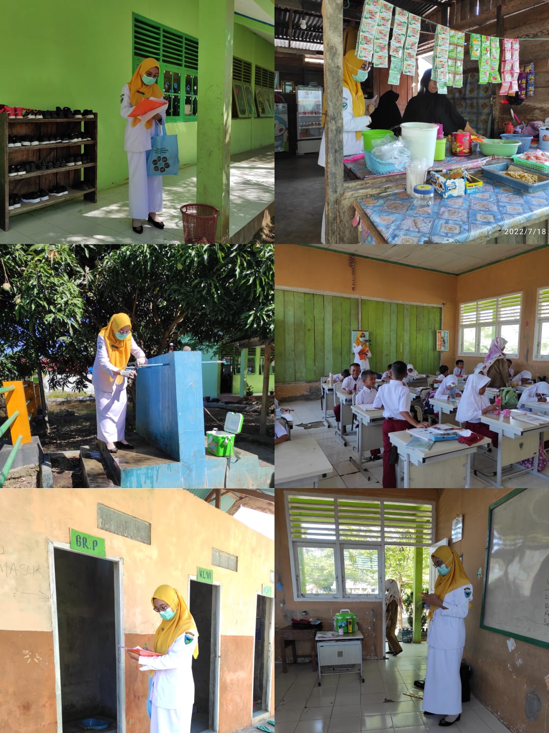 Puskesmas Tanjung Makmur laksanakan kegiatan Inspeksi Kesehatan Lingkungan (IKL) di Tempat-tempat Um