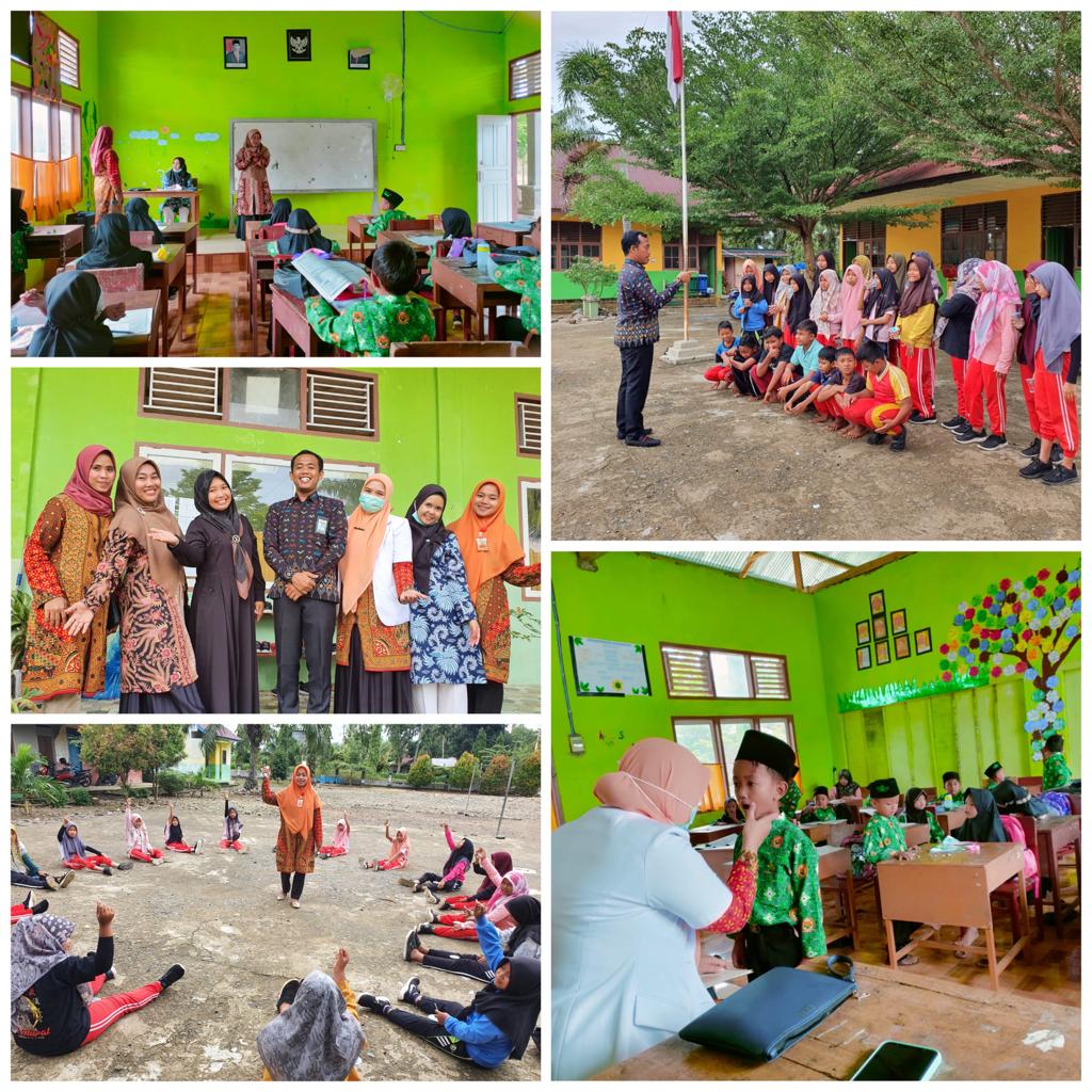 Pusk. Tanjung Makmur laksanakan kegiatan rutin pemeriksaan anak sekolah dan Pemberian Obat cacing 