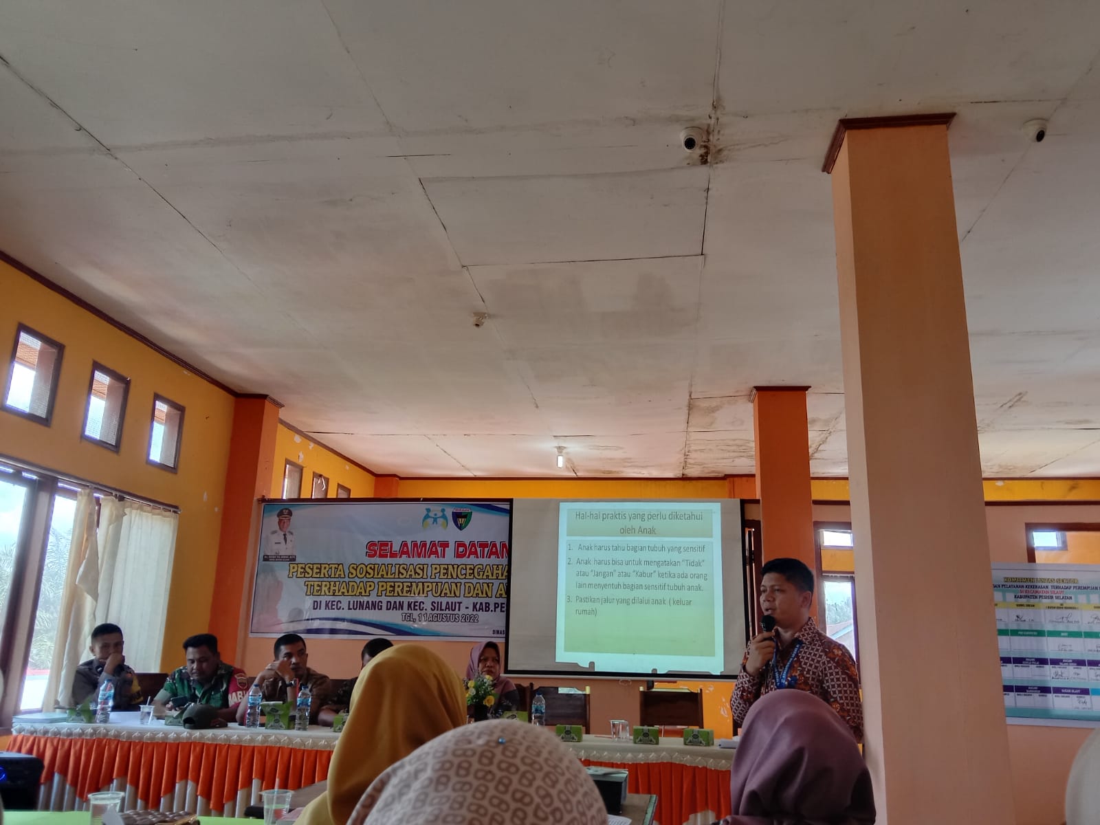 Kepala Puskesmas PKM Tanjung Beringin hadiri Pertemuan Sosialisasi Kekerasan Terhadap Perempuan dan 