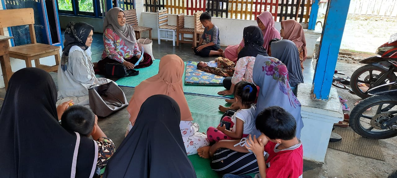 Pelaksanaan kelas ibu Balita oleh program anak puskesmas inderapura 